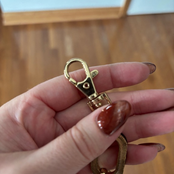 Y2K Black and Gold Tone Chain Link Belt - Picture 6 of 6